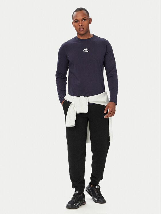 Kappa Kappa S dlhými rukávmi 382J2RW Tmavomodrá Regular Fit