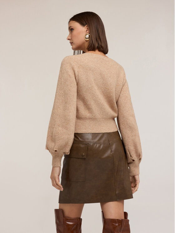 Motivi Motivi Maglione M013W003686N012 Crema Regular Fit