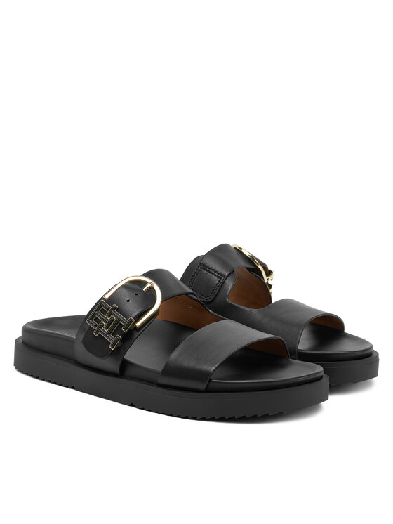 Tommy Hilfiger Tommy Hilfiger Şlapi FW0FW08512 Negru