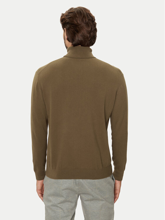 United Colors Of Benetton United Colors Of Benetton Rolák 10CVU2519 Hnedá Regular Fit
