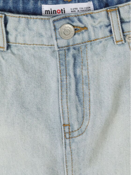 minoti minoti Spódnica jeansowa NOSGSKIRT151 Błękitny Regular Fit