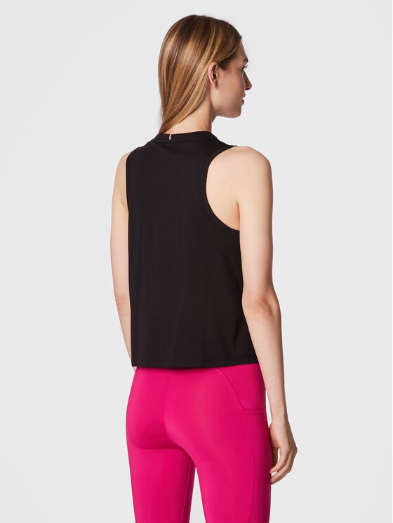 Tommy Hilfiger Tommy Hilfiger Top Mesh Core S10S101390 Černá Regular Fit