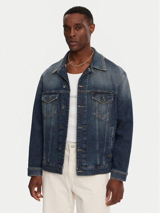 Dolce&Gabbana Dolce&Gabbana Farmer kabát G9NL5D G8GW9 Kék Regular Fit