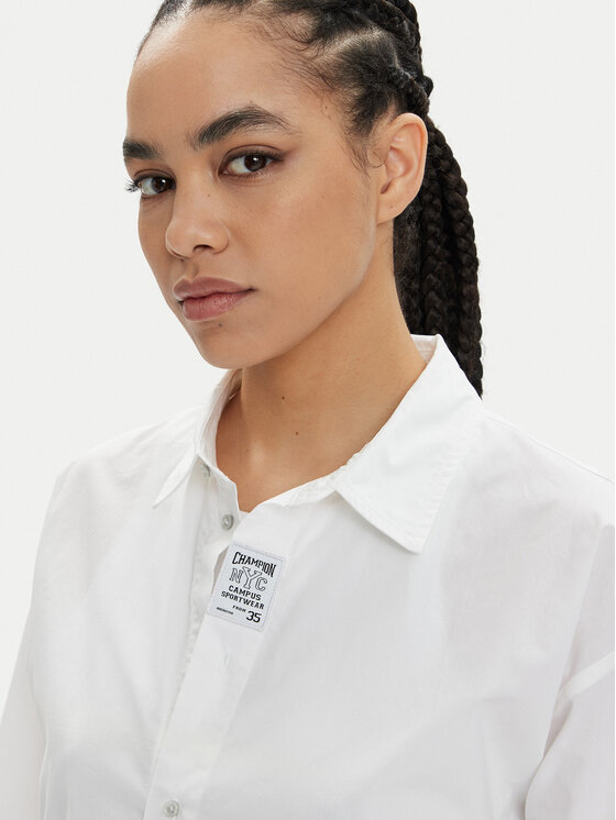 Champion Champion Košeľa 117204 Biela Oversize
