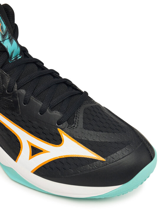 Mizuno Mizuno Zāles apavi Thunder Blade Z Mid V1GA2375 Melns