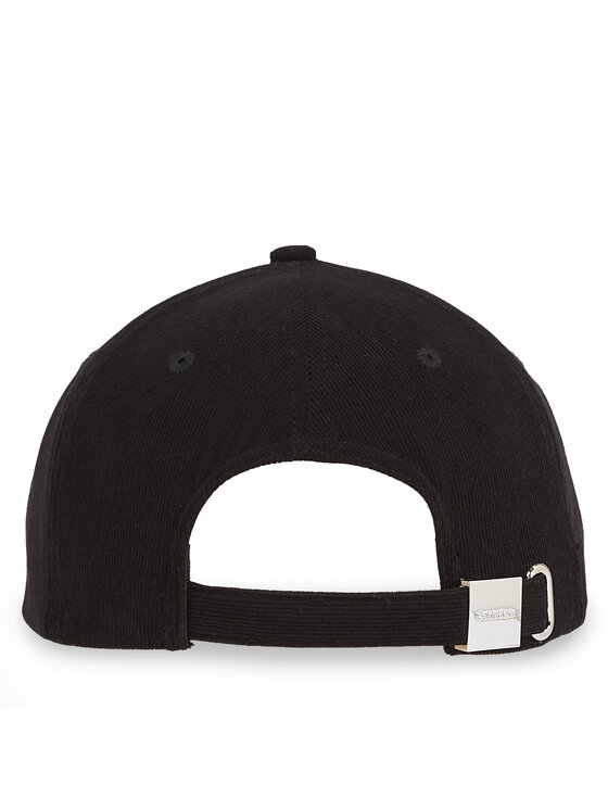 Calvin Klein Calvin Klein Czapka z daszkiem Corduroy Cotton Cap K60K612894 Czarny