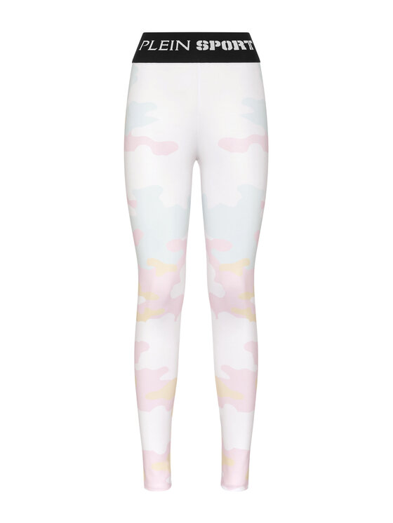 Plein Sport Plein Sport Legginsy 12997 Biały