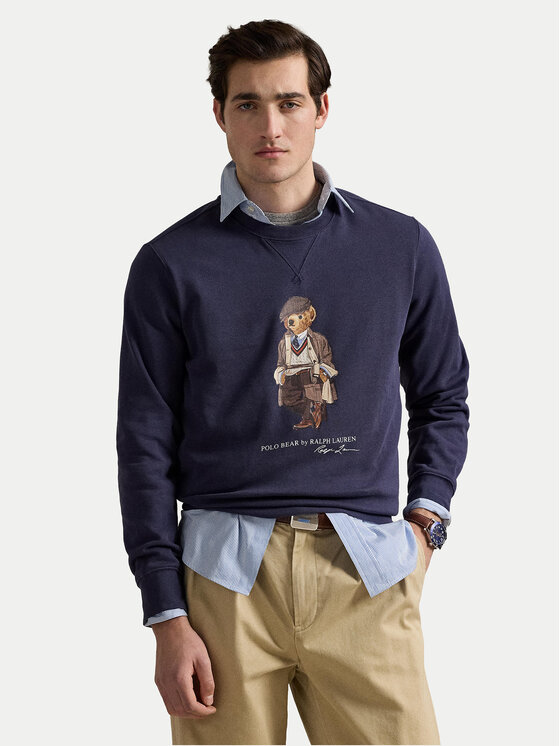 Polo Ralph Lauren Bluza 710980305001 Granatowy Regular Fit