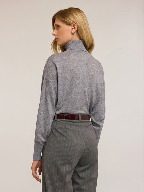 Motivi Motivi Cardigan M452W003552N013 Grigio Regular Fit