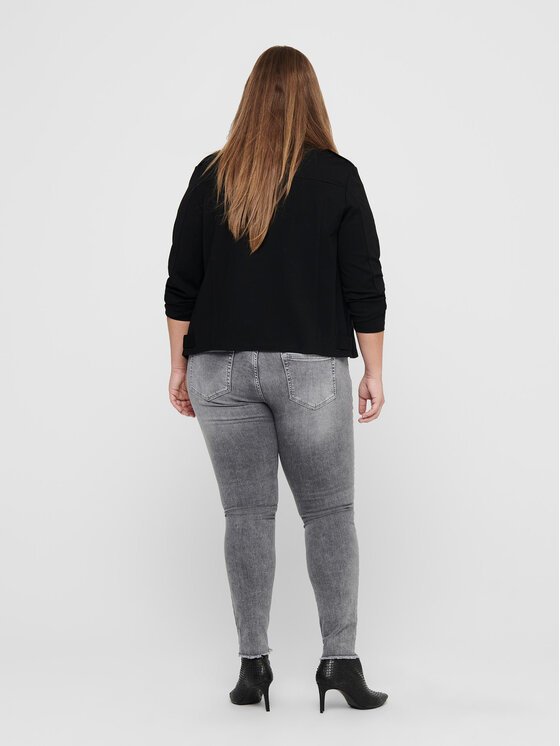 ONLY Carmakoma ONLY Carmakoma Prijelazna jakna Goldtrash 15218364 Crna Regular Fit