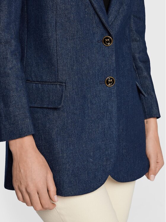 PINKO Pinko Giacca da abito Landire 1J112W A09I Blu Regular Fit