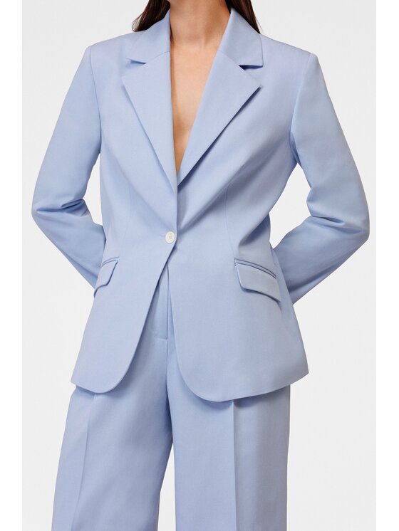 LE POSSÉ LE POSSÉ Marynarka MZMT Niebieski jasny Tailored Fit