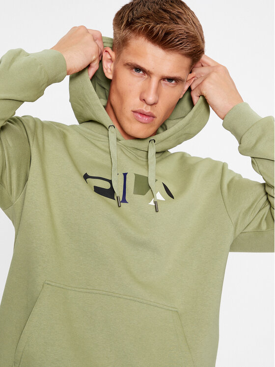 Fila Fila Світшот FAM0511 Зелений Regular Fit