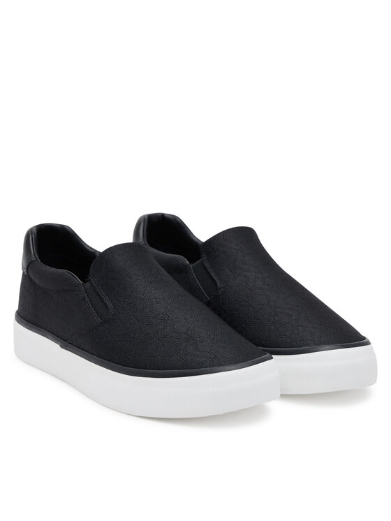 Calvin Klein Calvin Klein Tenisówki Vulc Slip On - Jacq HW0HW02411 Czarny