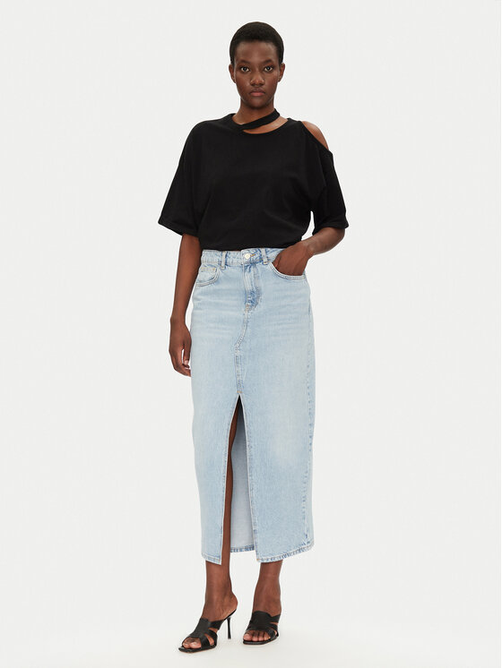 Liu Jo Liu Jo Spódnica jeansowa UA5188 D4854 78840 Niebieski Regular Fit