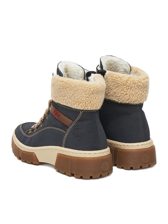 Rieker Rieker Schnürschuhe CEO-X8638-14 Dunkelblau