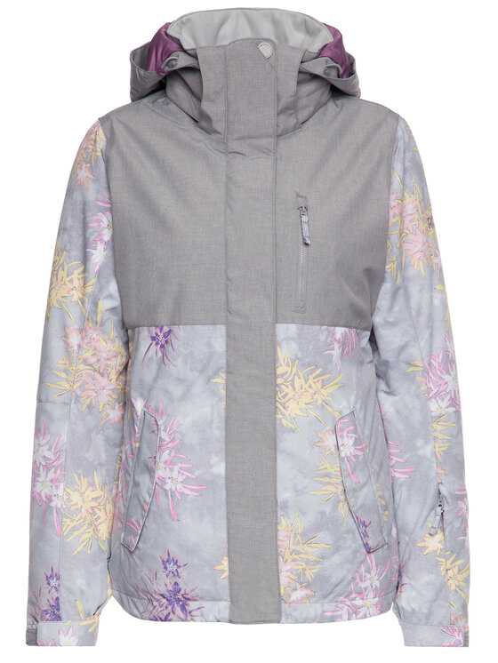 Roxy Roxy Snovborda jaka Jetty Snow ERJTJ03232 Pelēks Regular Fit