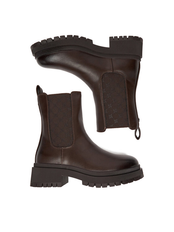 Nine West Nine West Gležnjarji Chelsea CEO-BASIMA-01 Rjava