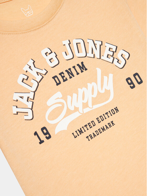 Jack&Jones Junior Jack&Jones Junior Marškinėliai 12257379 Oranžinė Standard Fit