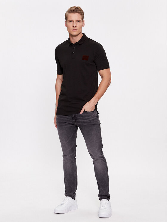 HUGO Hugo Džinsi Hugo 734 50498990 Pelēks Slim Fit