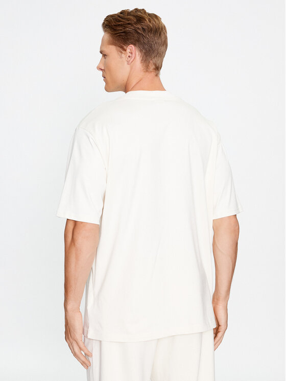 New Balance New Balance Majica Athletics Linear T-Shirt MT33560 Bež Regular Fit
