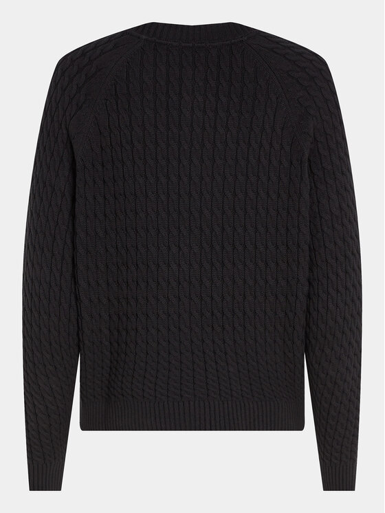 Tommy Hilfiger Tommy Hilfiger Kardigán Co Mini WW0WW40265 Fekete Regular Fit