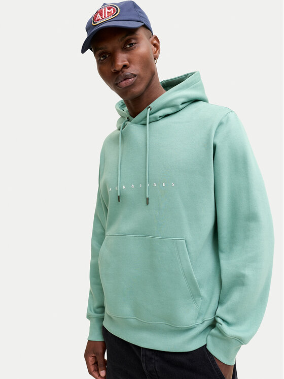 Jack & Jones Jack & Jones Mikina Star 12233972 Zelená Relaxed Fit