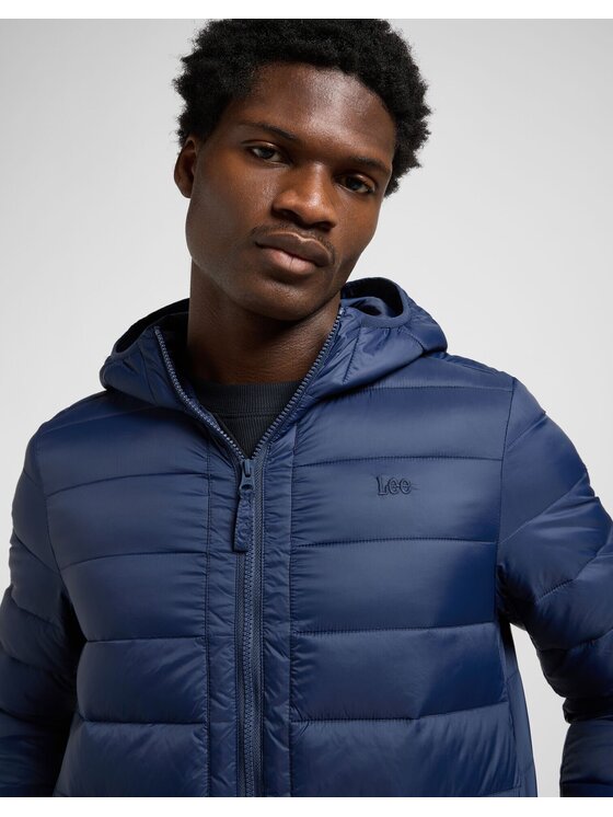 Lee Lee Kurtka przejściowa PUFFER JACKET Niebieski Regular Fit