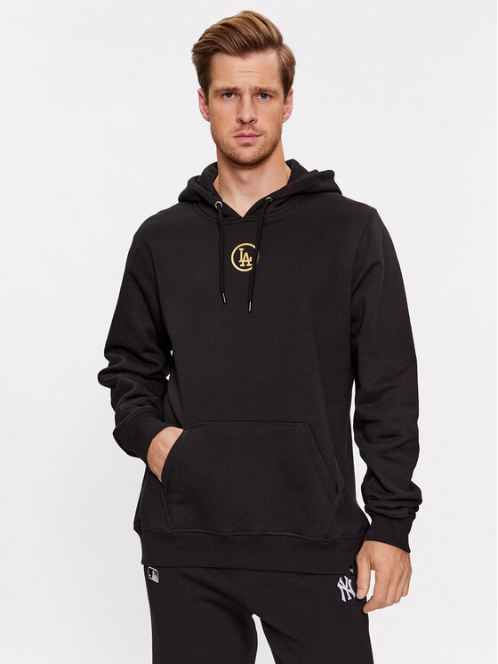 47 Brand 47 Brand Світшот Los Angeles Dodgers BC012PMGUDR590419JK Чорний Regular Fit