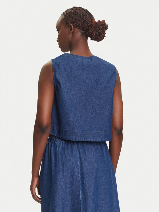 Pieces Pieces Top Tenim 17157936 Bleumarin Regular Fit