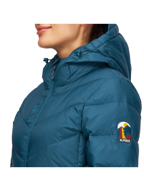 Alpinus Alpinus Kurtka puchowa Cortina Niebieski Slim Fit