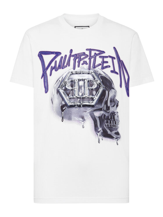 PHILIPP PLEIN PHILIPP PLEIN T-shirt 4693 Bianco Regular Fit