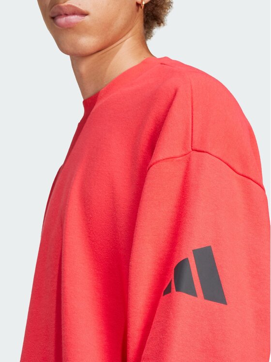 adidas adidas Longsleeve 139715 Czerwony Loose Fit
