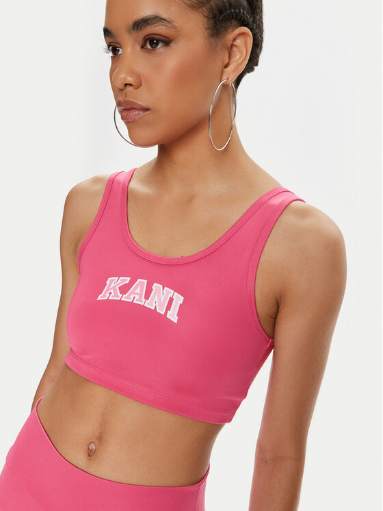 Karl Kani Karl Kani Top grudnjak Small Serif 6131305 Ružičasta Slim Fit