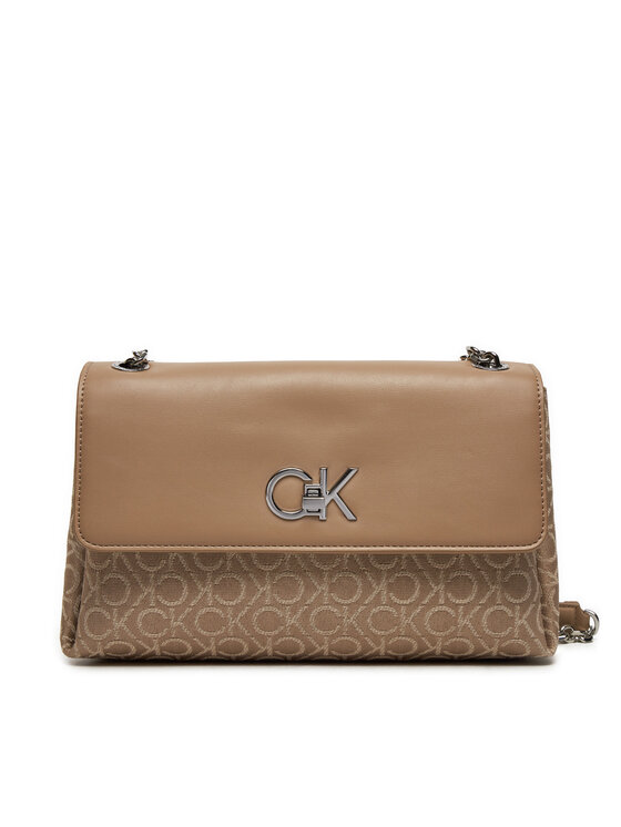 Calvin Klein Calvin Klein Käekott Re-Lock Conv Shoulder Bag_Jqc K60K612641 Beež