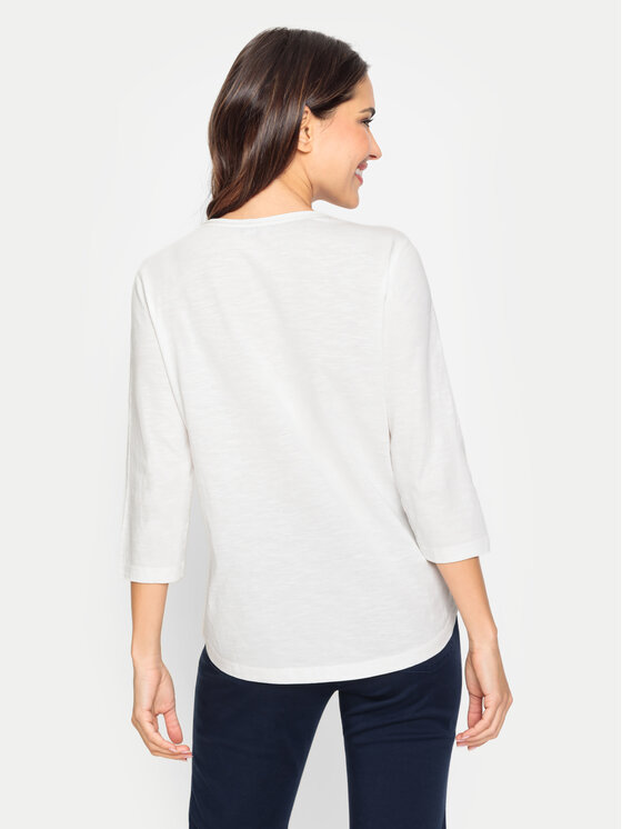 Olsen Olsen Μπλουζάκι 11104768 Λευκό Regular Fit