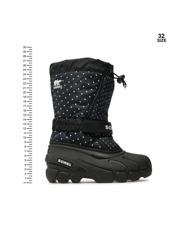 Sorel Sorel Μπότες Χιονιού Flurry™ Print 2114091010 Μαύρο