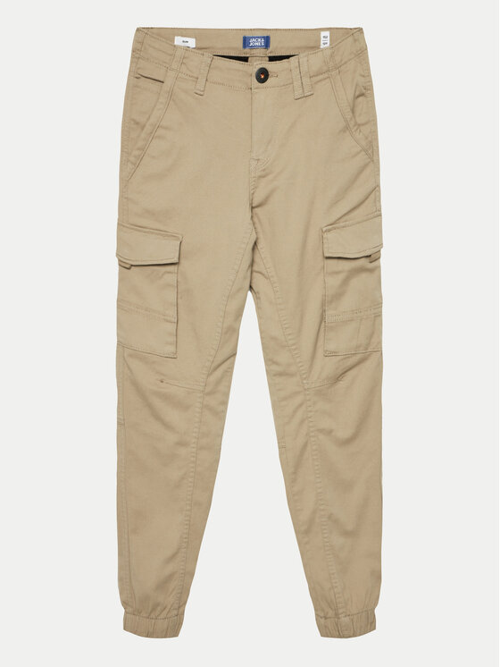 Jack&Jones Junior Jack&Jones Junior Hlače Paul 12193900 Bež Slim Fit