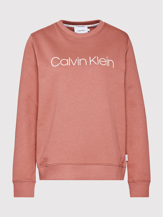 Calvin Klein Calvin Klein Bluza Core Logo Ls K20K202157 Różowy Regular Fit