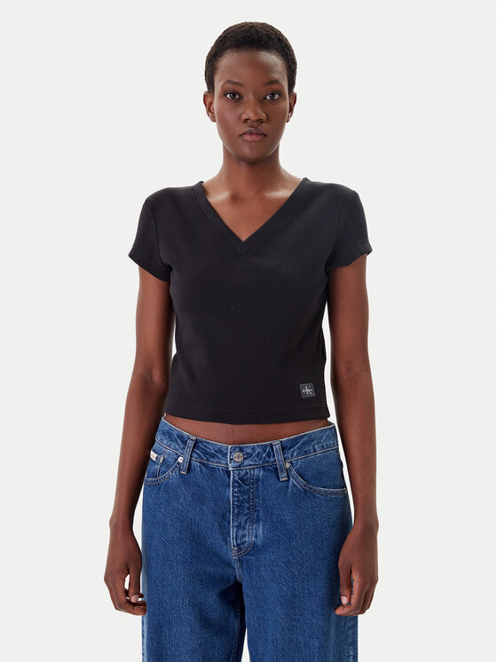 Calvin Klein Jeans Calvin Klein Jeans T-Shirt LV047C910G Czarny Regular Fit