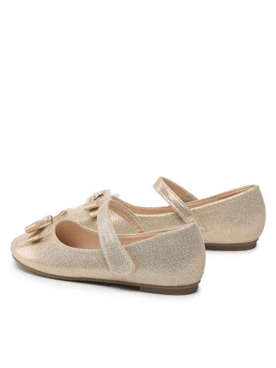 Nelli Blu Nelli Blu Ballerinas CM22063-3 Goldfarben