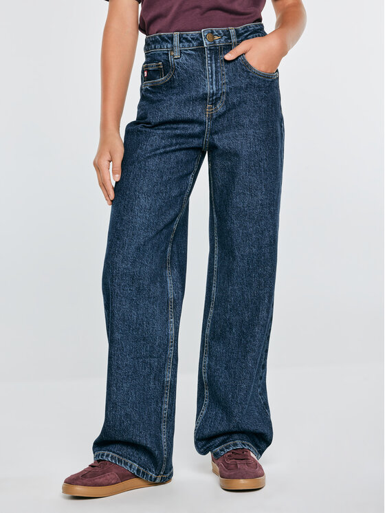 BIG STAR BIG STAR Jeansy NATALIE Granatowy Wide Fit