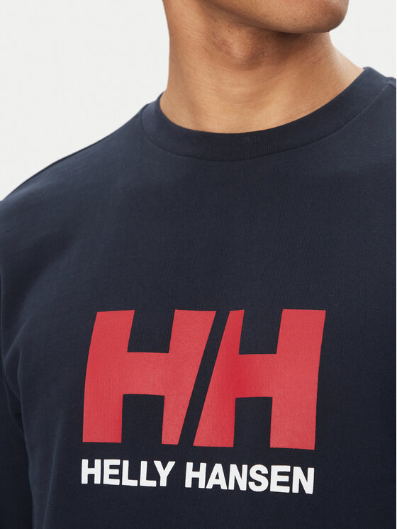 Helly Hansen Helly Hansen Bluză Logo Crew 30395 Bleumarin Regular Fit