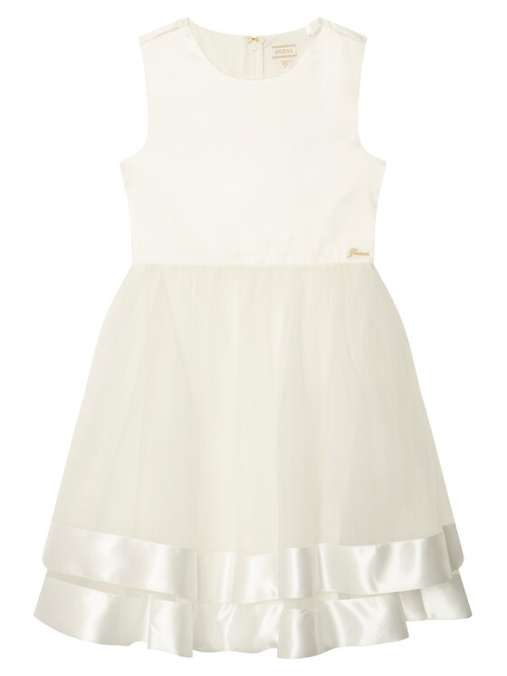 Guess Guess Elegantní šaty J6RK34 WM330 Bílá Regular Fit