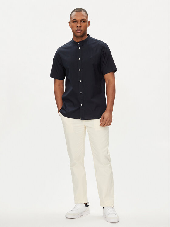 Tommy Hilfiger Tommy Hilfiger Сорочка Mao MW0MW35275 Cиній Regular Fit
