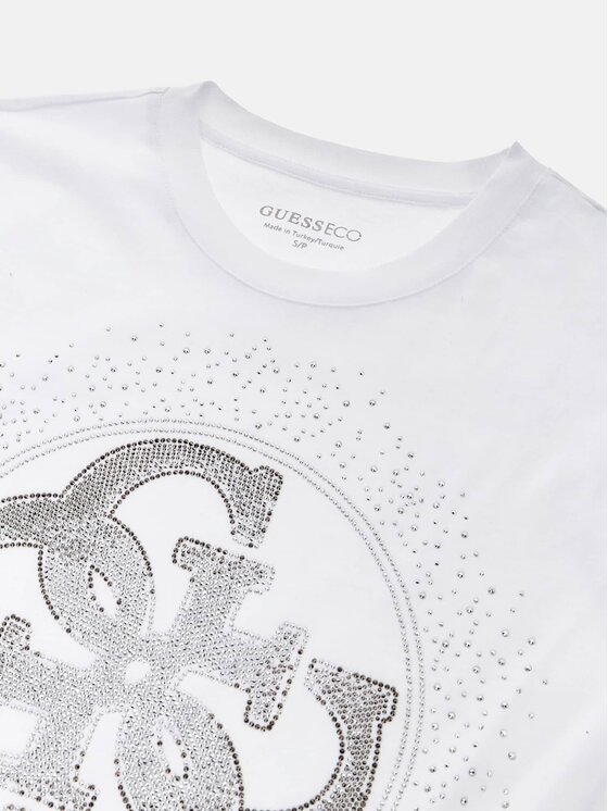 Guess Guess T-Shirt 182757 Biały Classic Fit
