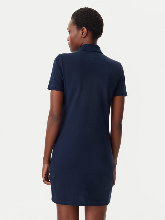 Tommy Jeans Tommy Jeans Hétköznapi ruha Badge DW0DW20302 Sötétkék Regular Fit