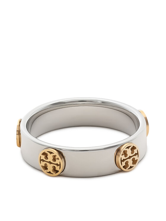 Inel Tory Burch Miller Stud Ring 76882 Tory Silver/Tory Gold 024