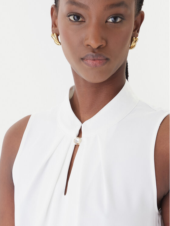 Rinascimento Rinascimento Блуза CFC0127706003 Бял Regular Fit