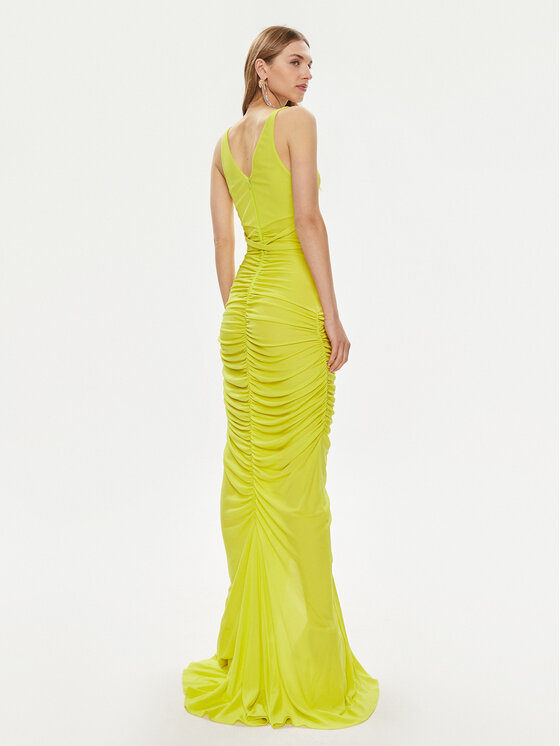 Elisabetta Franchi Elisabetta Franchi Вечірня сукня AB-590-42E2-V780 Зелений Slim Fit